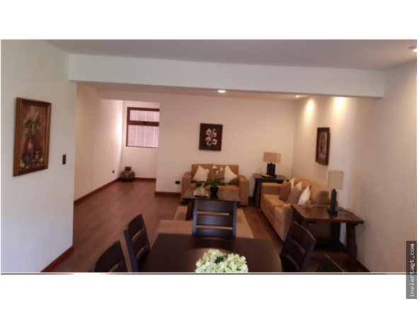 Apartamento en renta con habitación de servicio en zona 16