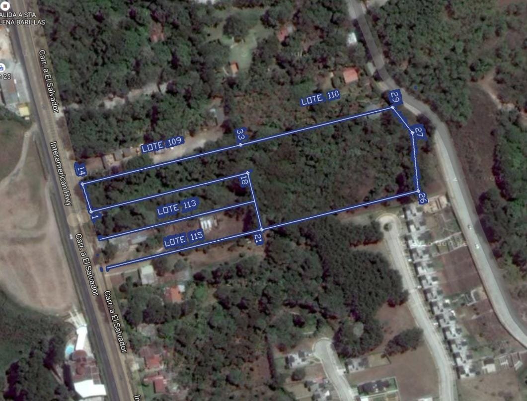 Terreno en venta Km 26 Carretera Al Salvador