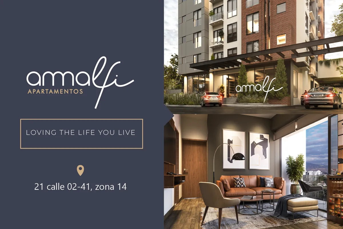 Vendo Apartamento en Edificio Amalfi Zona 14
