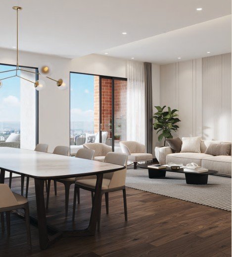 Apartamento en venta con balcon y 2 habitaciones en zona 14