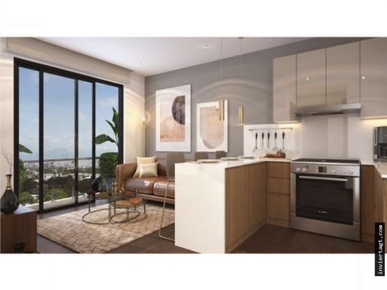 Apartamento en venta con 3 habitaciones y cuarto de servicio