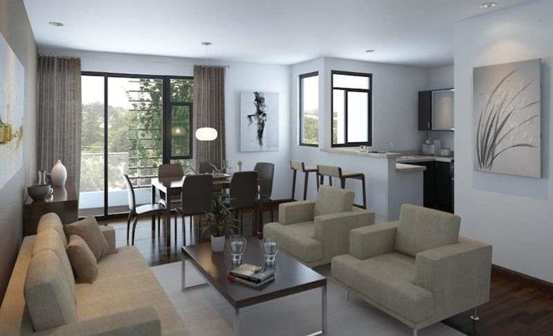 Apartamento de 2 habitaciones en venta nivel alto en zona 15