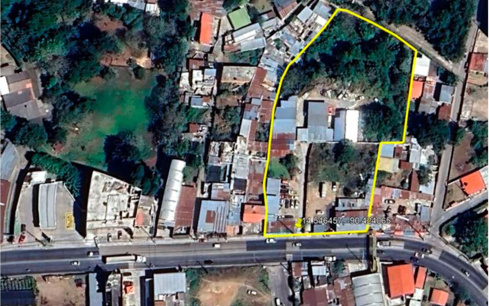 Terreno sobre carretera en renta en San Jose Pinula KM 20