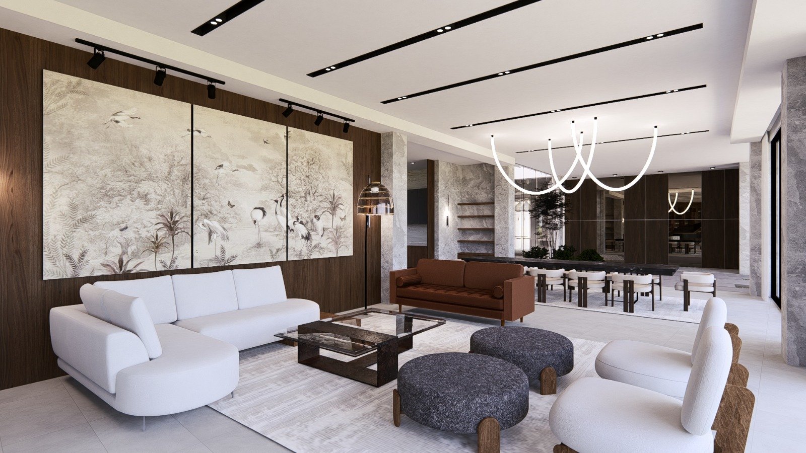 Venta de casa minimalista KM 10.5 CAES con gimnasio y 6 habs