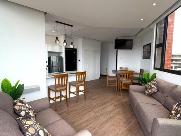 Apartamento amueblado con piscina - 1 habitacion en zona 10 en Diagoseis
