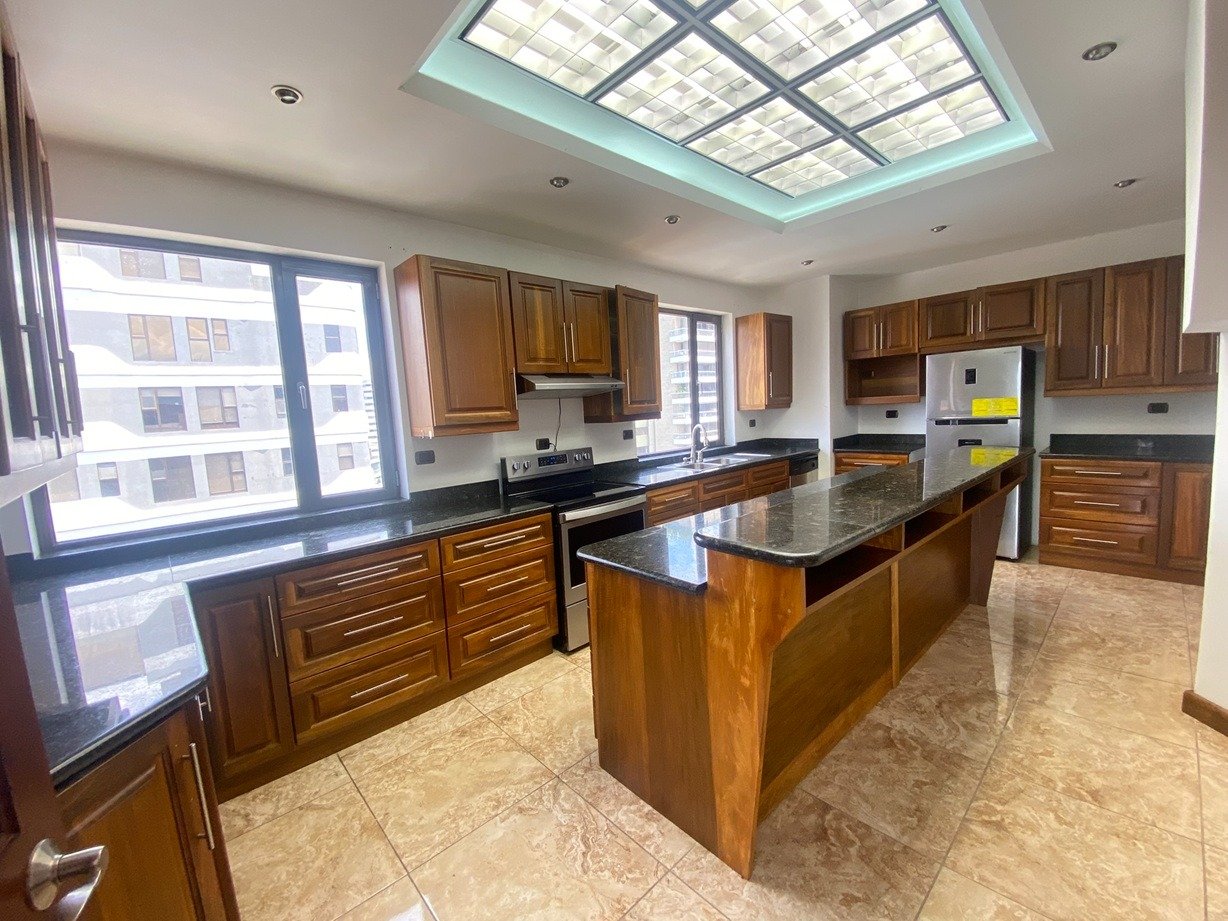 Penthouse en renta - 4 habitaciones y terraza amplia zona 14