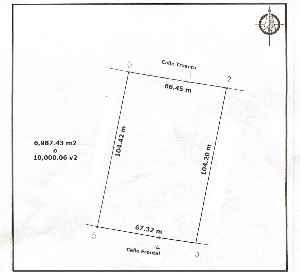 Terreno en Venta 1 manzana en El Encinal, Zona 7 ref-6135