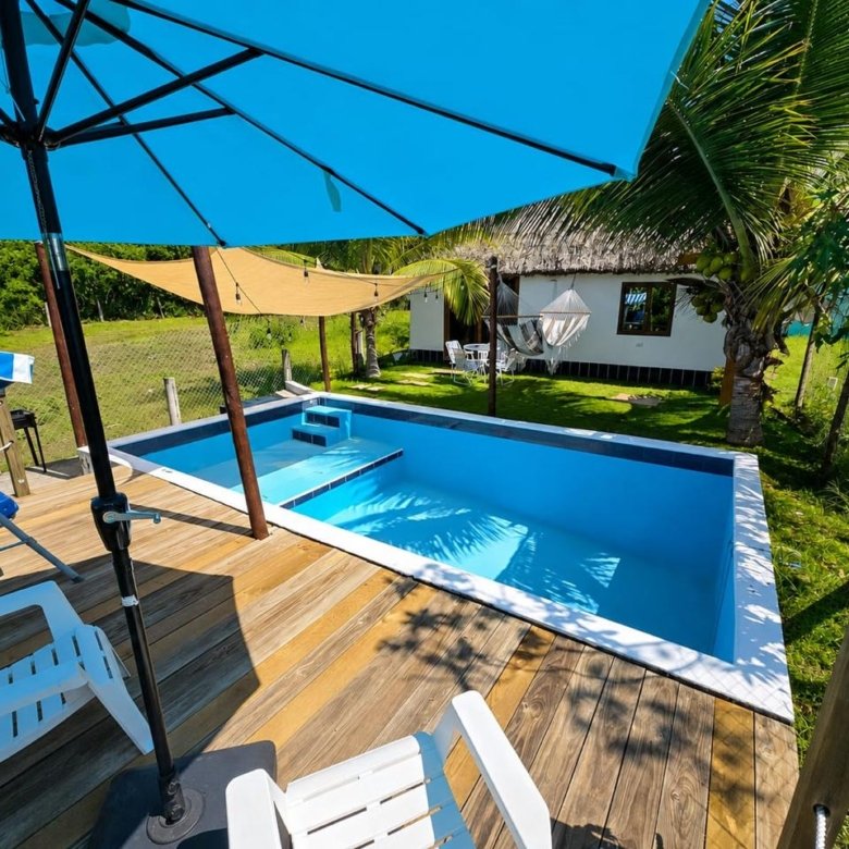 Casa de Playa con Piscina en Monterrico